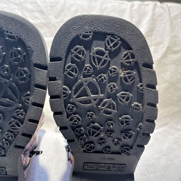 anarchic by TUK womens 6 shoe floral pattern - Picture 8 of 11